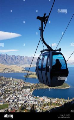 Queenstown Cable Car Utforskar Det Spektakulära Berget & Erbjuda Panoramis Vyer!